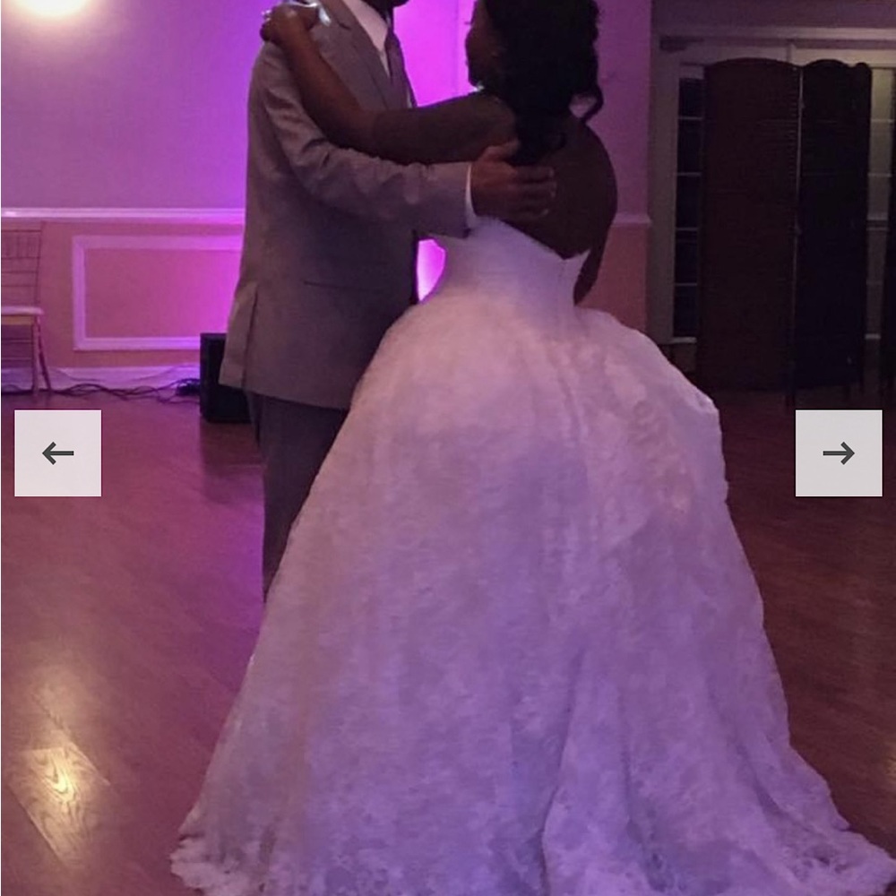 Off white Ballroom style wedding dress. All offers considered